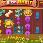totosi slot bonus registrazione