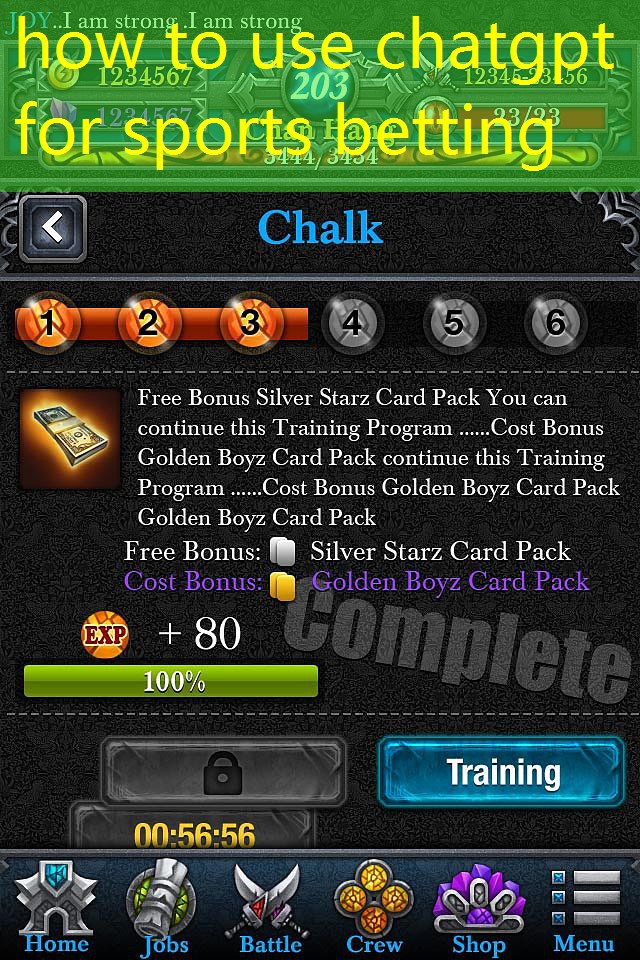 how to use chatgpt for sports betting how to use chatgpt for sports betting